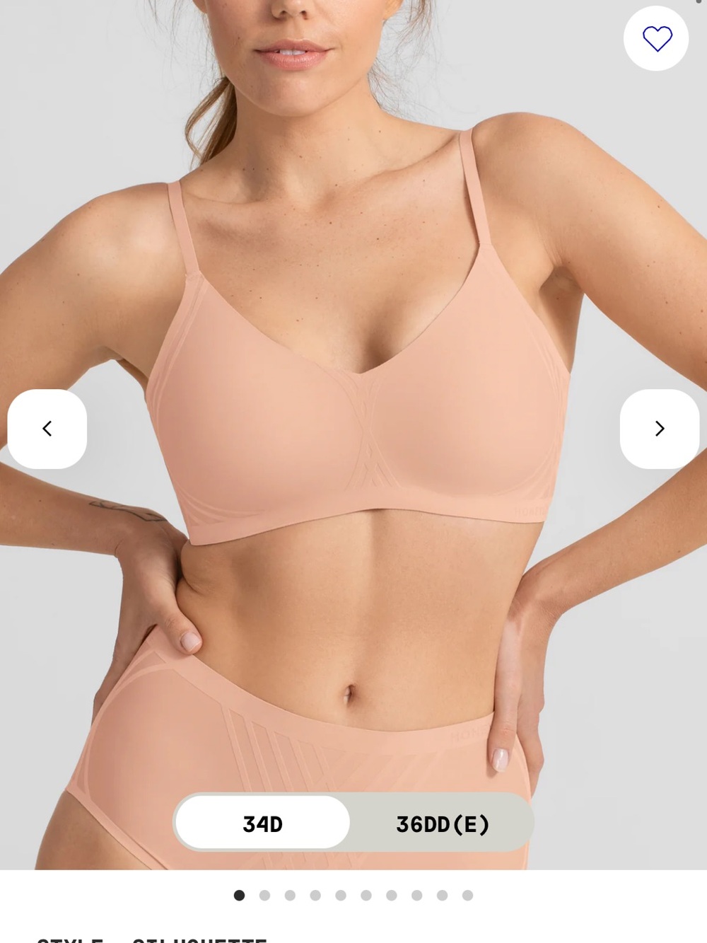 Honeylove silhouette Seamless Wireless Comfort Bra - Blush, XL